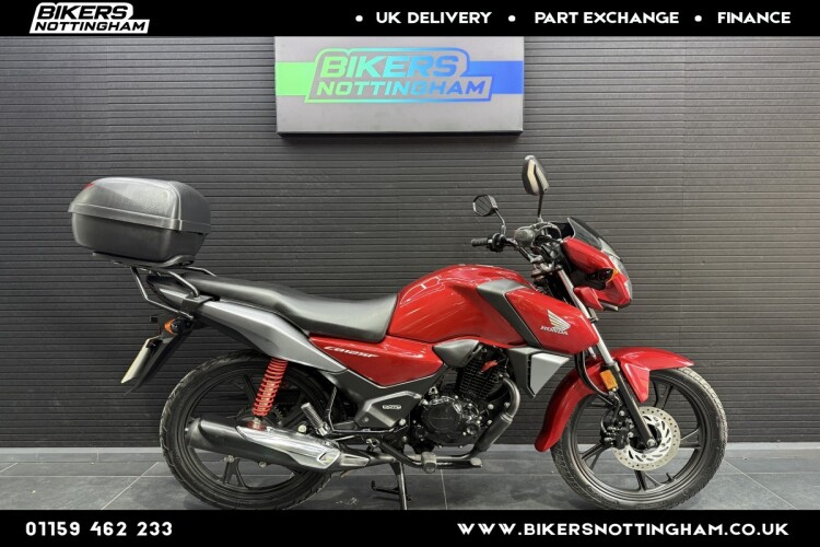2023 HONDA CBF125M, Red
