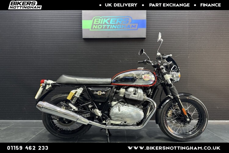 2023 ROYAL ENFIELD INTERCEPTOR 650, Silver and Red