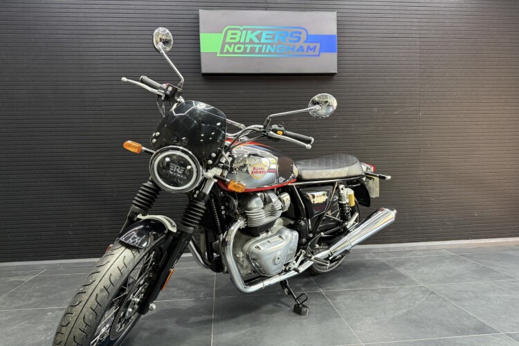 2023 ROYAL ENFIELD INTERCEPTOR 650, Silver and Red - photo 8