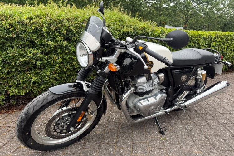 2024 ROYAL ENFIELD CONTINENTAL GT, Black And White - photo 7