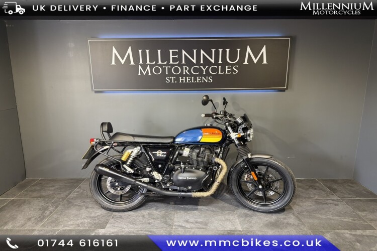 2024 ROYAL ENFIELD INTERCEPTOR 650, Blue And Black