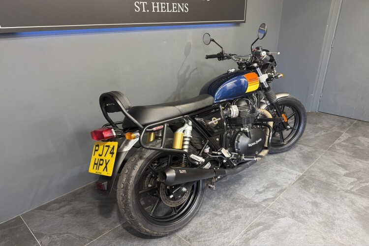 2024 ROYAL ENFIELD INTERCEPTOR 650, Blue And Black - photo 3