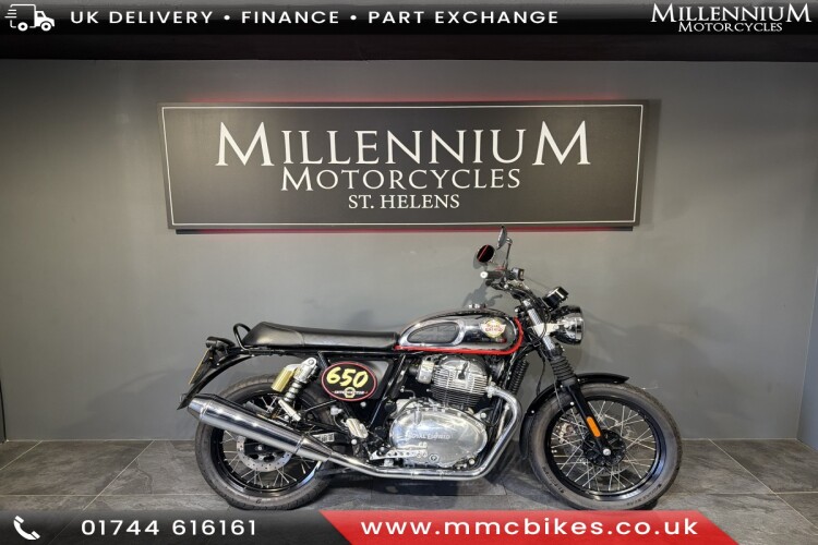 2022 ROYAL ENFIELD INTERCEPTOR 650, Silver And Red