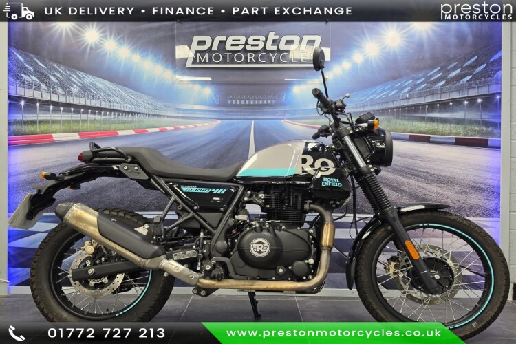2025 ROYAL ENFIELD SCRAM 411, Silver And Black