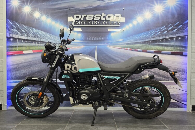 2025 ROYAL ENFIELD SCRAM 411, Silver And Black - photo 4
