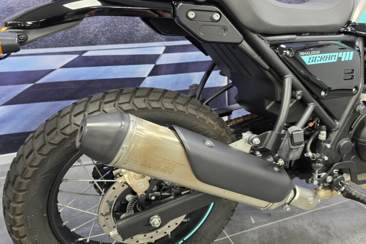 2025 ROYAL ENFIELD SCRAM 411, Silver And Black - photo 7