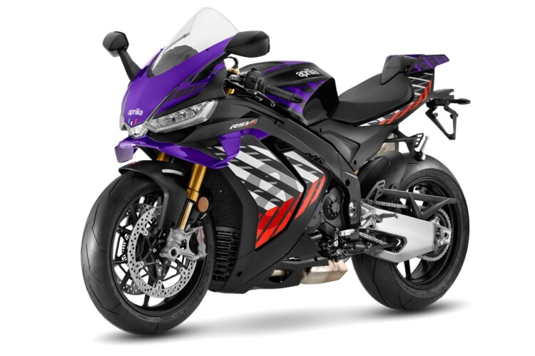 2026 APRILIA RSV4, Shakedown Indigo - photo 6