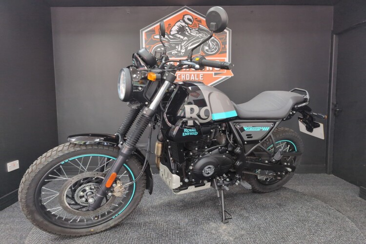 2024 ROYAL ENFIELD SCRAM 411, Grey And Black - photo 4