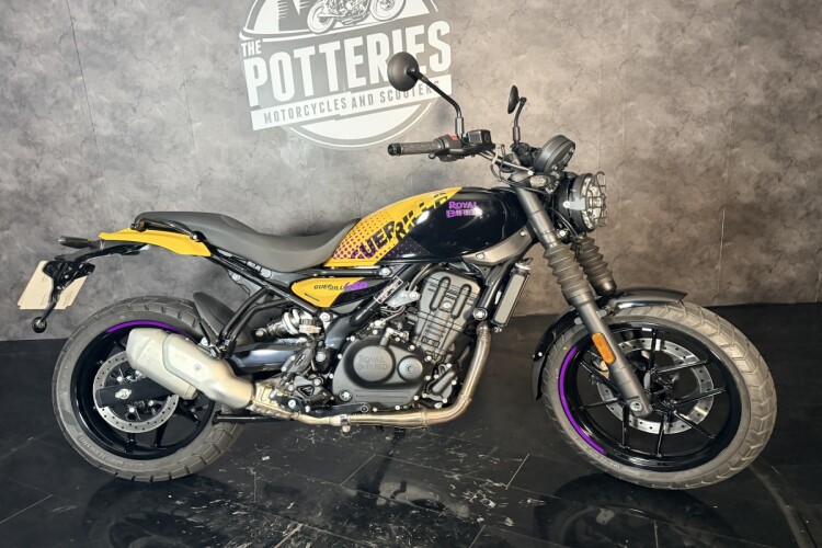 2025 ROYAL ENFIELD GUERRILLA 450, Black And Yellow - photo 3