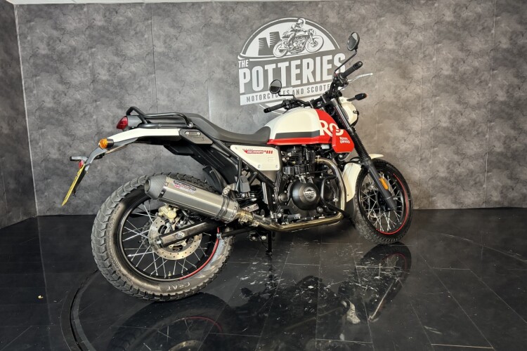 2024 ROYAL ENFIELD SCRAM 411, White And Red - photo 6
