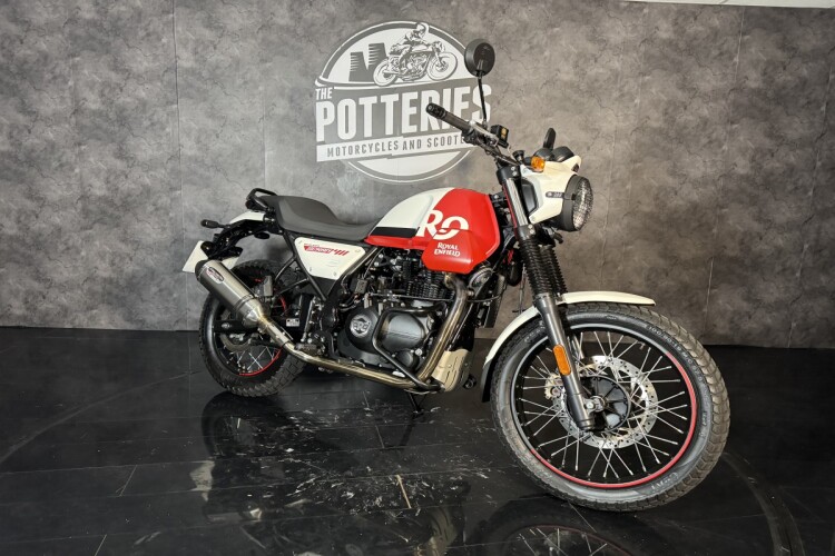 2024 ROYAL ENFIELD SCRAM 411, White And Red - photo 12