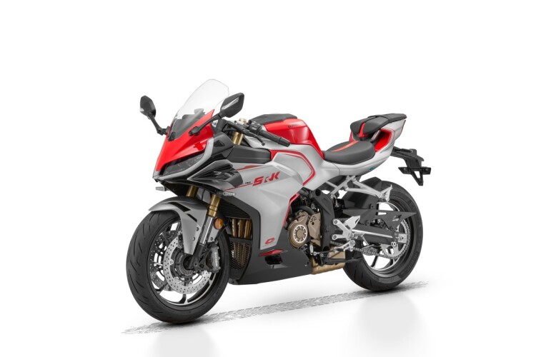 2026 QJMOTOR SRK 450 RR, Red/Silver - photo 12
