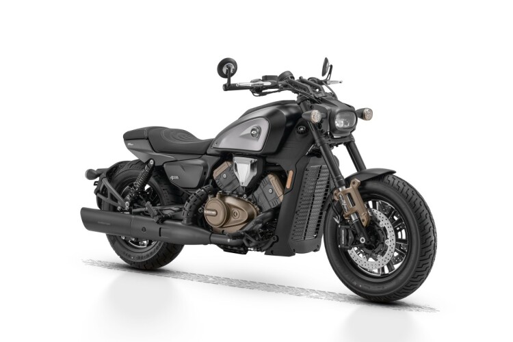 2026 QJMOTOR SRV 600 V, Matt Black - photo 3