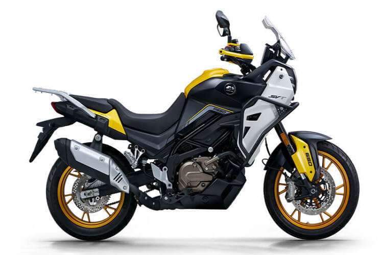 2026 QJMOTOR SVT 650, Black/Yellow - photo 3