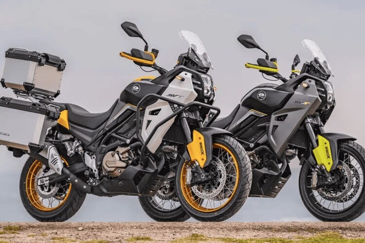 2026 QJMOTOR SVT 650 X, Black/Yellow - photo 9