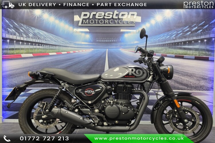 2023 ROYAL ENFIELD HUNTER 350, Grey And Black