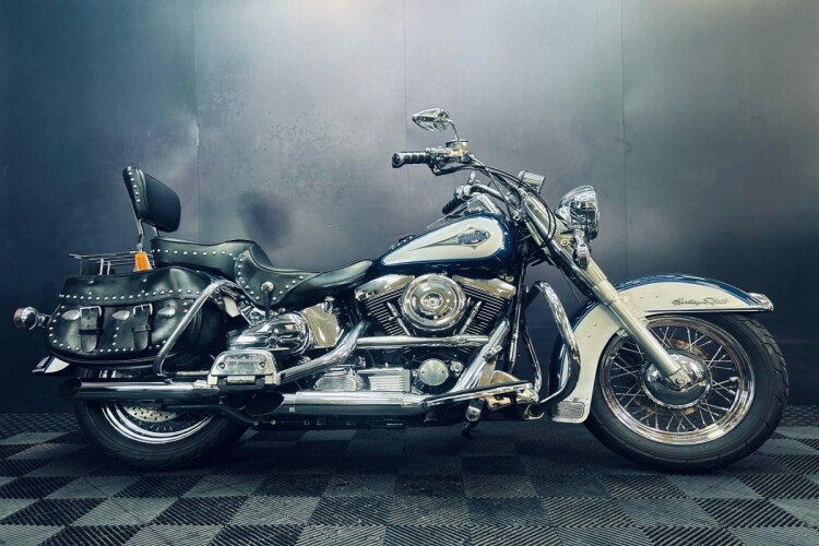 1998 HARLEY-DAVIDSON SOFTAIL, Blue And Grey - photo 2
