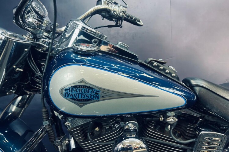 1998 HARLEY-DAVIDSON SOFTAIL, Blue And Grey - photo 6