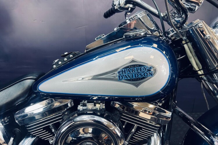 1998 HARLEY-DAVIDSON SOFTAIL, Blue And Grey - photo 9