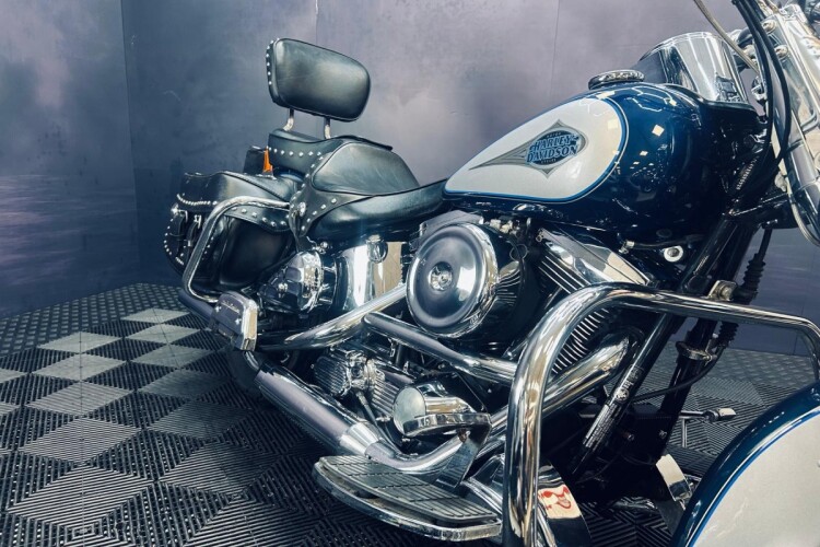 1998 HARLEY-DAVIDSON SOFTAIL, Blue And Grey - photo 10