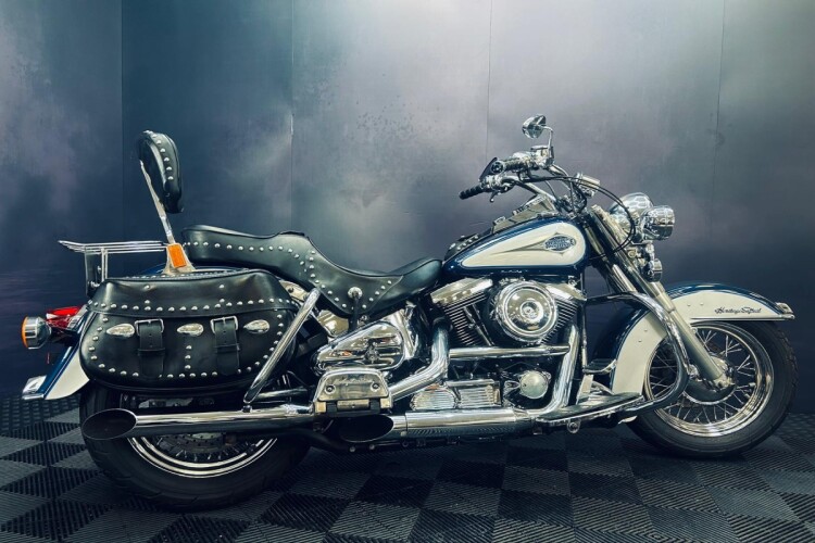 1998 HARLEY-DAVIDSON SOFTAIL, Blue And Grey - photo 12