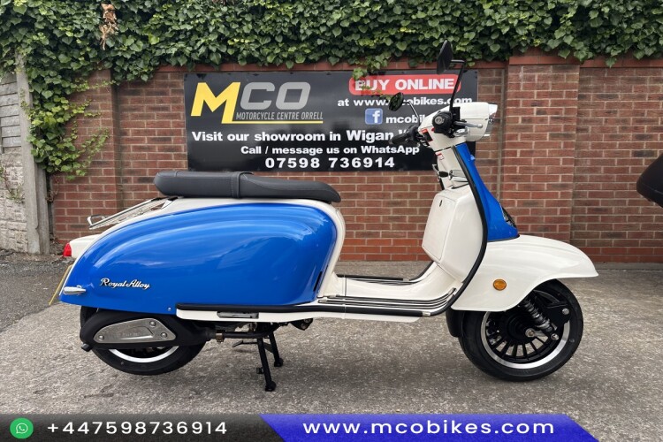 2024 ROYAL ALLOY TG 125, Blue/Ivory