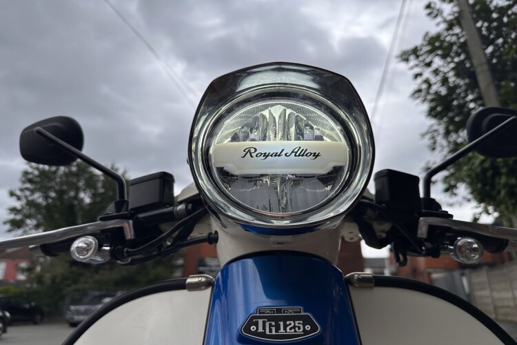 2024 ROYAL ALLOY TG 125, Blue/Ivory - photo 11