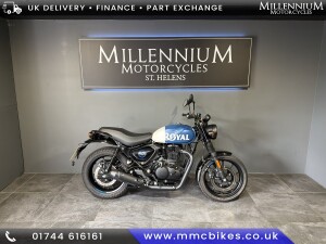 2023 ROYAL ENFIELD HUNTER 350, Blue And White