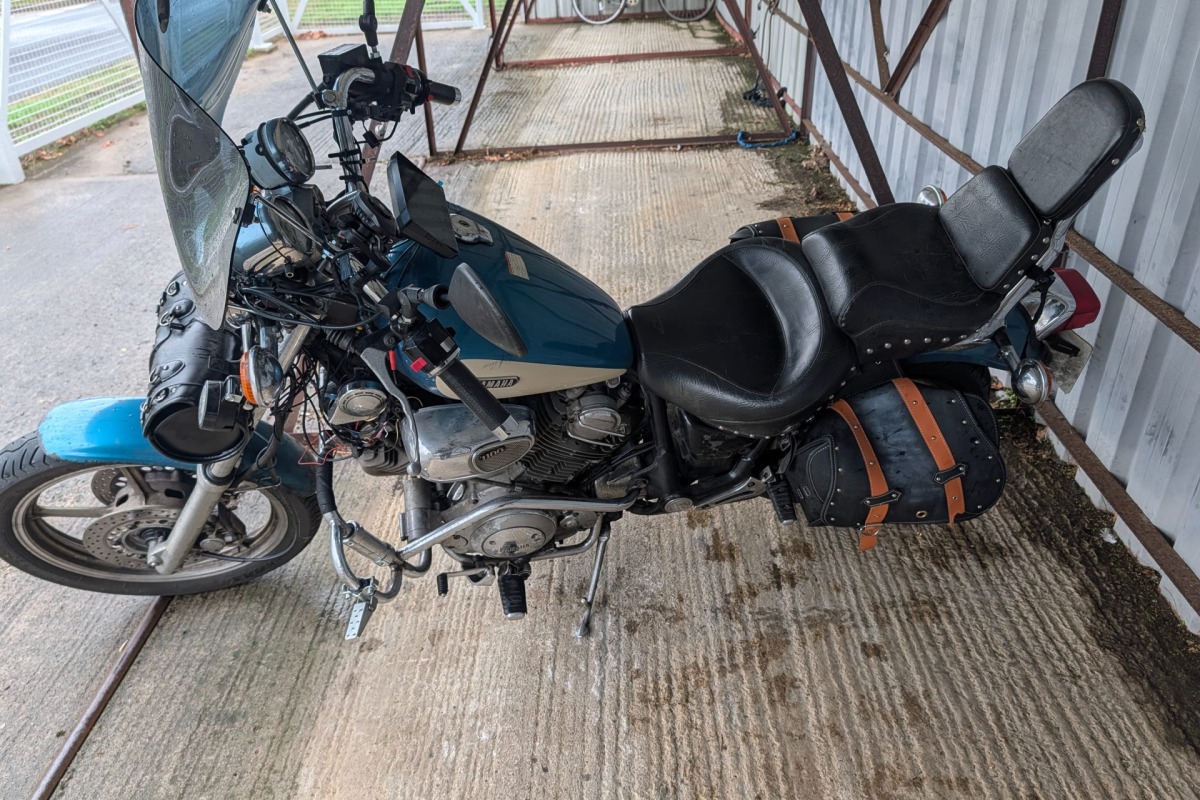 Yamaha XV1100, Blue - photo 3
