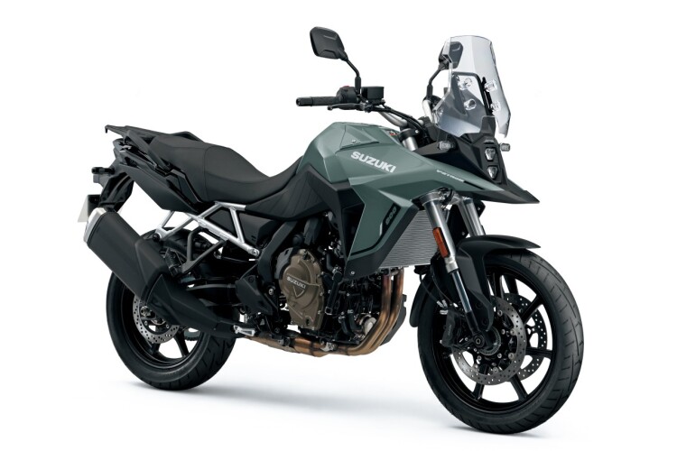 2025 SUZUKI V-STROM 1000, Metallic Matt Steel Green